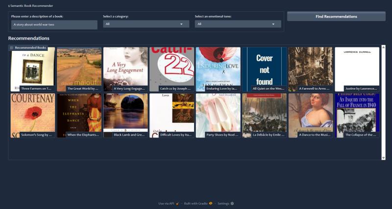 Semantic Book Recommender
